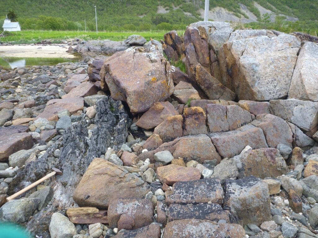 Foto av grafitt-stein