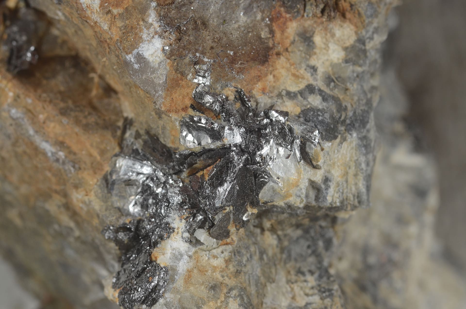 Foto av grafitt-mineral