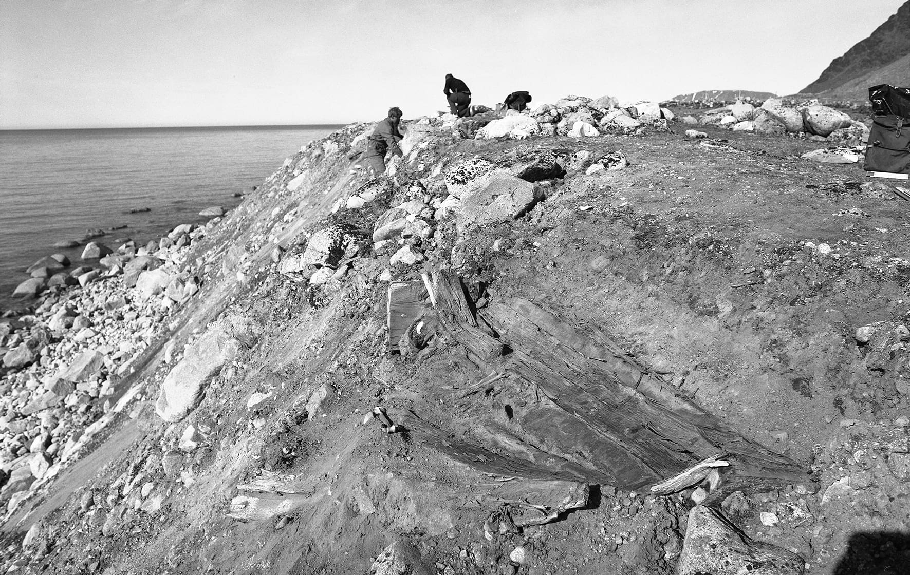 Foto av erosjon-skader