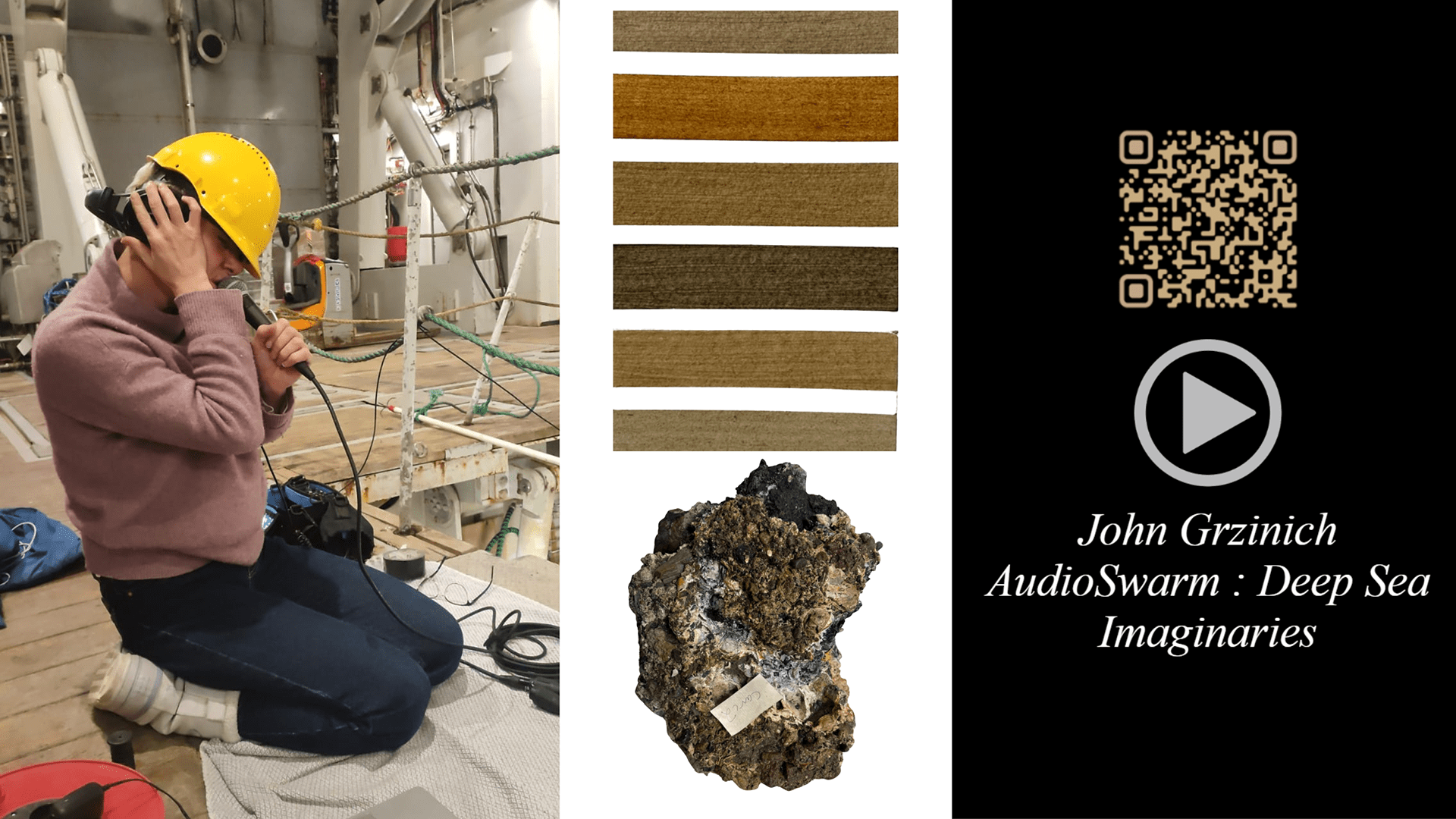 Bilder fra kunstprosjektet Audio Swarm