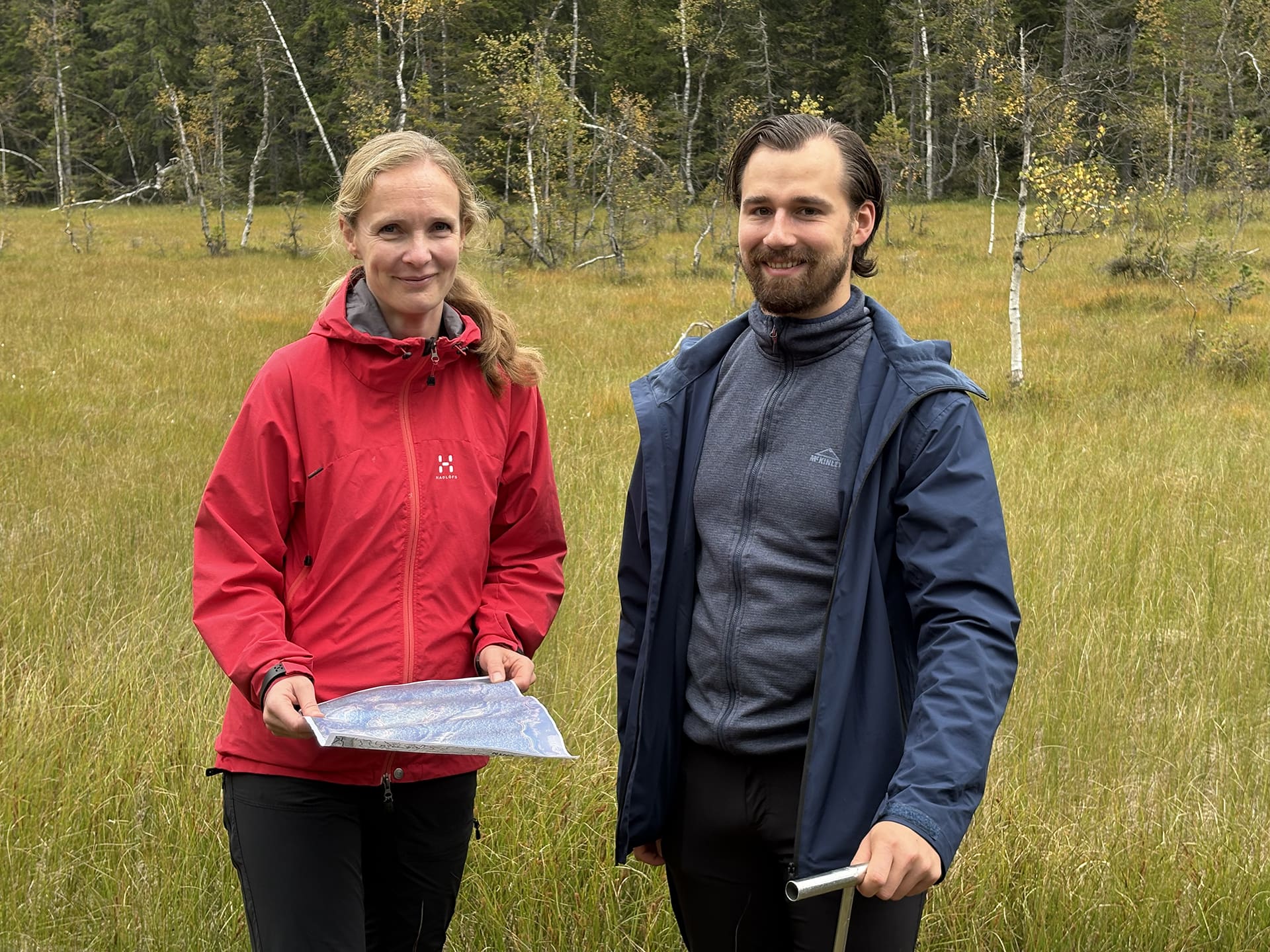 Portrettfoto av Astrid Marie Flattum Muggerud, og Carl William Lund
