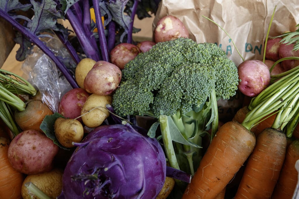Foto av grønnsaker