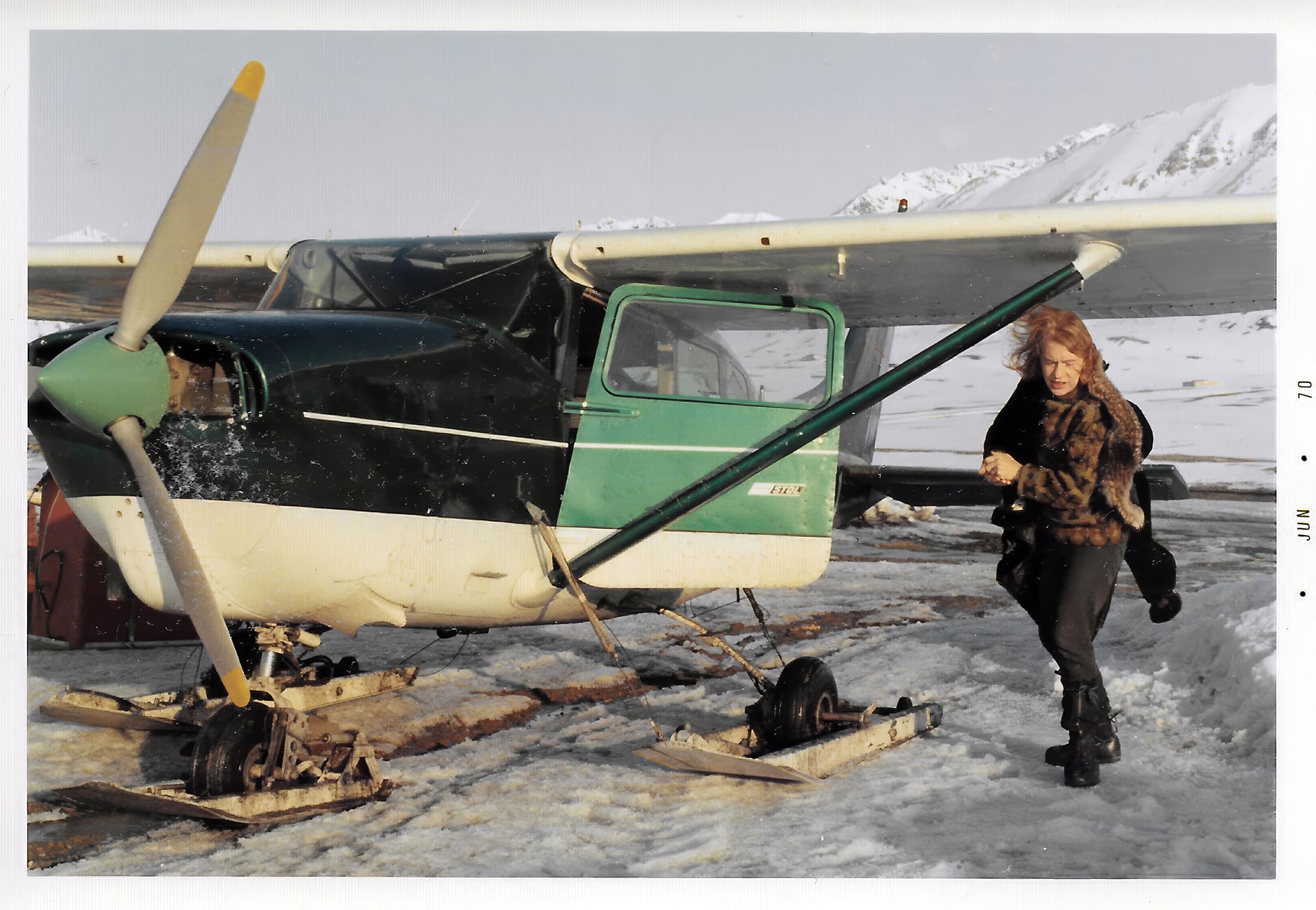 Foto av Ingrid Pedersen i Ny-Ålesund