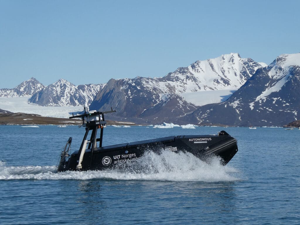 Foto av ubemannet overflatefartøy